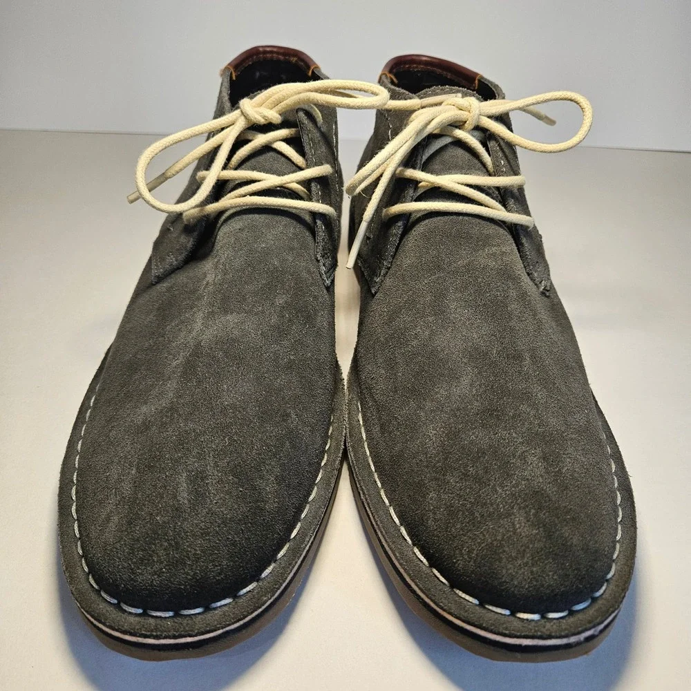 Kenneth Cole Reaction Desert Wind Mens 10.5 Gray‎ Suede Chukka Boots